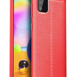 Newface Samsung Galaxy A02s Kılıf Auto Focus Kapak - Kırmızı