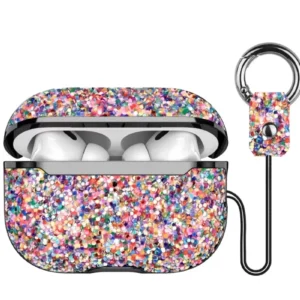 Onegif Airpods 2 (2.nesil) Bright Simli Airpods Kapak - Gold