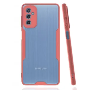 Newface Samsung Galaxy M52 5g Kılıf Platin Silikon - Pembe