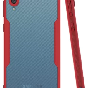 Newface Samsung Galaxy A02 Kılıf Platin Silikon - Kırmızı