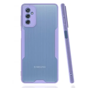 Newface Samsung Galaxy M52 5g Kılıf Platin Silikon - Lila