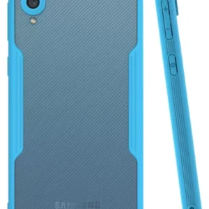 Newface Samsung Galaxy A02 Kılıf Platin Silikon - Mavi