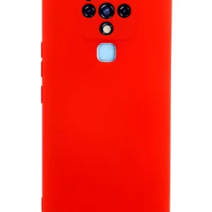 Newface Tecno Camon 16 Kılıf Nano İçi Kadife Silikon - Kırmızı