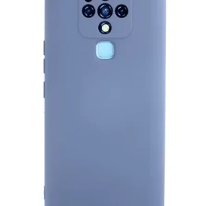 Newface Tecno Camon 16 Kılıf Nano İçi Kadife Silikon - Gri
