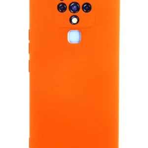 Newface Tecno Camon 16 Kılıf Nano İçi Kadife Silikon - Turuncu