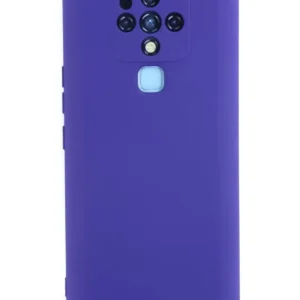 Newface Tecno Camon 16 Kılıf Nano İçi Kadife Silikon - Mor