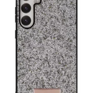 Onegif Samsung Galaxy A55 5g Bright Simli Kapak - Gümüş