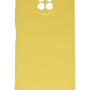 Newface Xiaomi Redmi Note 9 5g Kılıf Nano İçi Kadife Silikon - Sarı