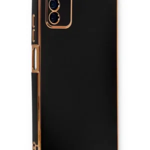 Newface Samsung Galaxy A03s Kılıf Volet Silikon - Siyah