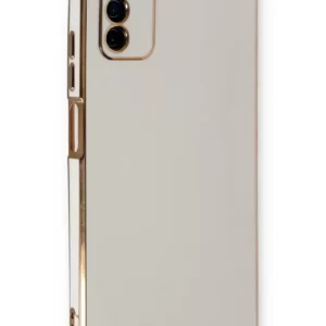 Newface Samsung Galaxy A03s Kılıf Volet Silikon - Beyaz