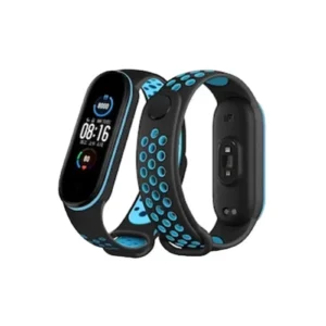 Newface Xiaomi Mi Band 4 Spor Delikli Kordon - Siyah-mavi