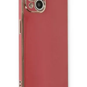 Newface İphone 13 Kılıf Volet Silikon - Kırmızı