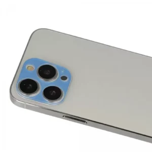 Newface İphone 13 Pro Max Rainbow Kamera Lens Koruma Cam - Mavi