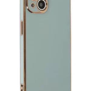 Newface İphone 13 Kılıf Volet Silikon - Açık Yeşil