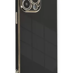 Newface İphone 13 Pro Kılıf Volet Silikon - Siyah