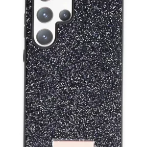 Onegif Samsung Galaxy S23 Ultra Bright Simli Kapak - Siyah