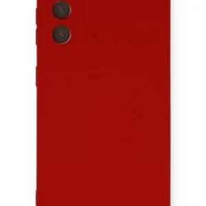 Newface Samsung Galaxy S21 Kılıf Nano İçi Kadife Silikon - Kırmızı