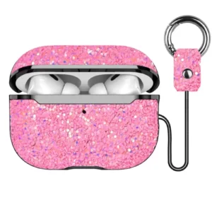 Onegif Airpods Pro 2 (2.nesil) Bright Simli Airpods Kapak - Pembe