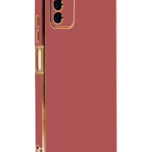 Newface Samsung Galaxy A03s Kılıf Volet Silikon - Kırmızı