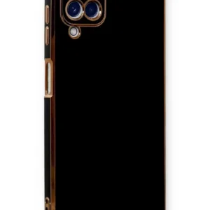 Newface Samsung Galaxy A22 Kılıf Volet Silikon - Siyah