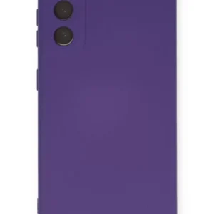 Newface Samsung Galaxy S21 Kılıf Nano İçi Kadife Silikon - Mor