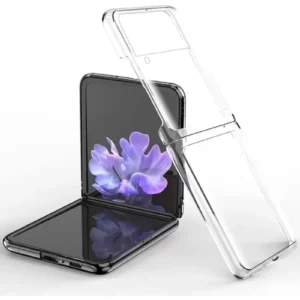 Newface Samsung Galaxy Z Flip 3 Kılıf Fold Tpu Silikon - Şeffaf