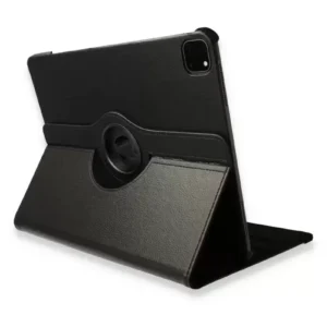 Newface İpad Pro 12.9 (2021) Kılıf 360 Tablet Deri Kılıf - Siyah