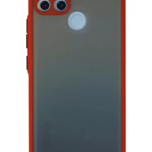 Newface Realme C21y Kılıf Montreal Silikon Kapak - Kırmızı