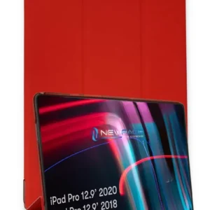 Newface İpad Pro 12.9 (2021) Kılıf Tablet Smart Kılıf - Kırmızı