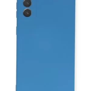 Newface Samsung Galaxy S21 Plus Kılıf Nano İçi Kadife Silikon - Mavi