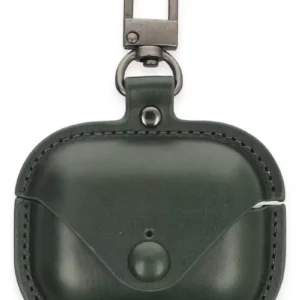 Newface Airpods Pro 2 (2.nesil) Çanta Deri Kılıf - Haki Yeşil