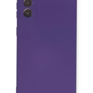 Newface Samsung Galaxy S21 Plus Kılıf Nano İçi Kadife Silikon - Mor