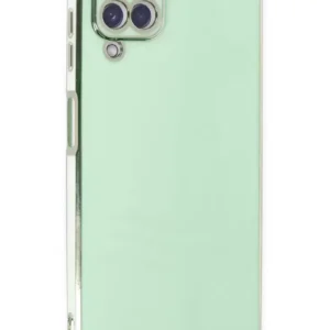 Newface Samsung Galaxy A22 Kılıf Volet Silikon - Açık Yeşil