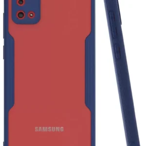 Newface Samsung Galaxy A02s Kılıf Platin Silikon - Lacivert