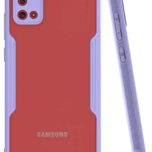 Newface Samsung Galaxy A02s Kılıf Platin Silikon - Lila