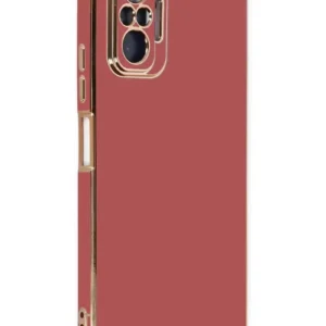 Newface Xiaomi Redmi Note 10 Pro Kılıf Volet Silikon - Kırmızı