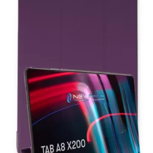 Newface Samsung Galaxy X200 Tab A8 10.5 Kılıf Tablet Smart Kılıf - Mor