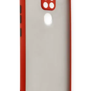 Newface Xiaomi Redmi Note 9 Kılıf Montreal Silikon Kapak - Kırmızı