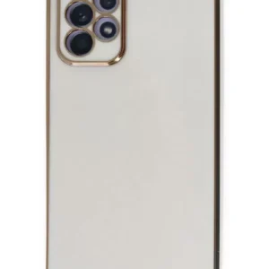 Newface Samsung Galaxy A52 Kılıf Volet Silikon - Beyaz