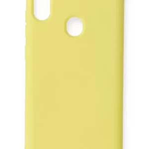 Newface Samsung Galaxy A11 Kılıf Nano İçi Kadife Silikon - Sarı