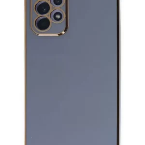 Newface Samsung Galaxy A52 Kılıf Volet Silikon - Mavi