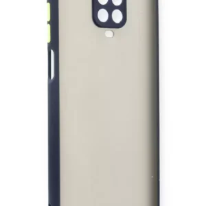 Newface Xiaomi Redmi Note 9 Pro Kılıf Montreal Silikon Kapak - Lacivert