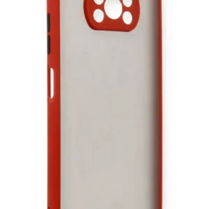 Newface Xiaomi Pocophone X3 Kılıf Montreal Silikon Kapak - Kırmızı