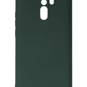 Newface Xiaomi Redmi 9 Kılıf Nano İçi Kadife Silikon - Koyu Yeşil