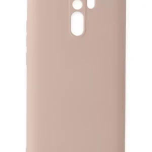 Newface Xiaomi Redmi 9 Kılıf Nano İçi Kadife Silikon - Pudra