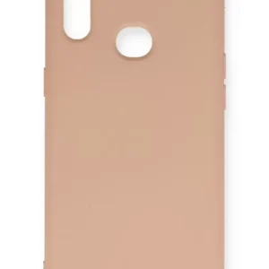 Newface Samsung Galaxy A10s Kılıf Nano İçi Kadife Silikon - Pudra
