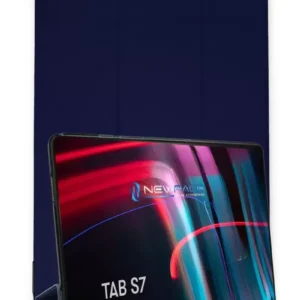 Newface Samsung Galaxy T870 Tab S7 11 Kılıf Tablet Smart Kılıf - Lacivert