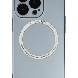 Newface İphone 13 Pro Kılıf Jack Magneticsafe Lens Silikon - Sierra Blue