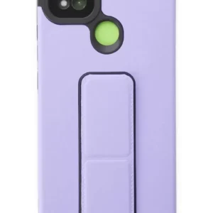 Newface Xiaomi Redmi 9c Kılıf Mega Standlı Silikon - Lila