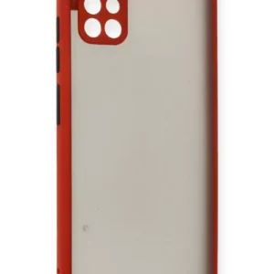 Newface Samsung Galaxy A51 Kılıf Montreal Silikon Kapak - Kırmızı